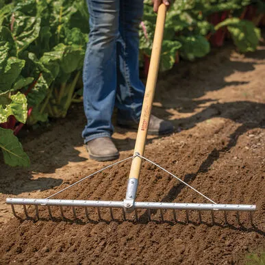 Bed Prep Rake (& red markers if need)